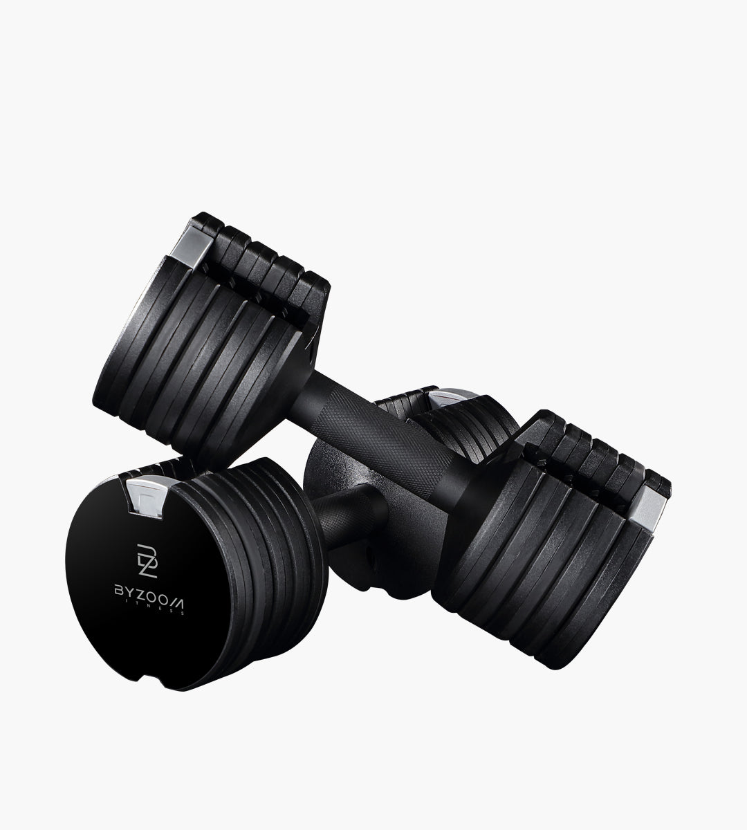 Pure Series 12.5LB Adjustable Dumbbell + Stand Bundle Set, Black