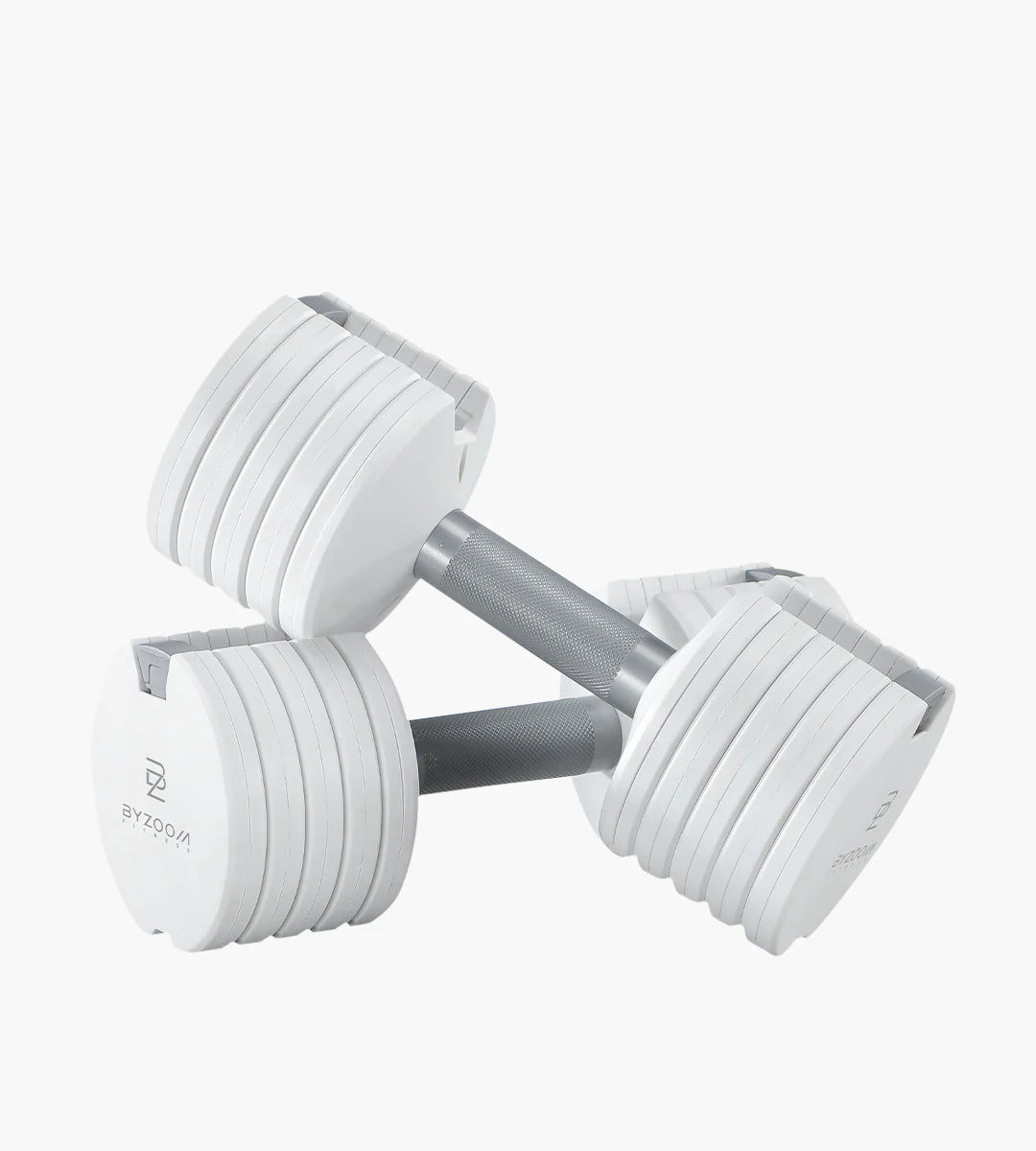 Pure Series 12.5LB Adjustable Dumbbell Pair Set of 2, White