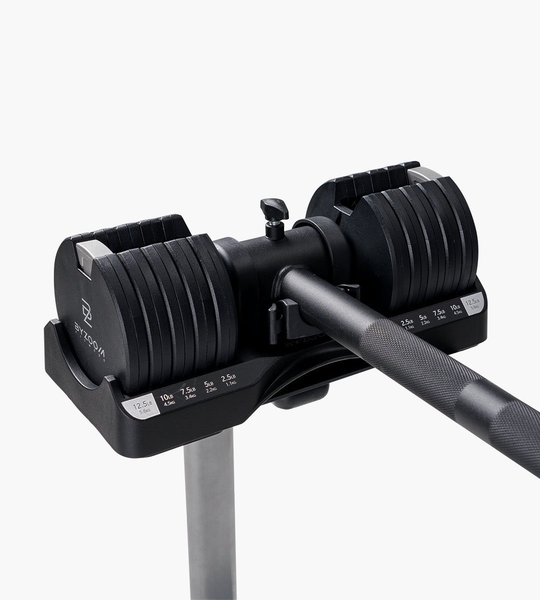 Pure Series 12.5LB(5.6kg) Dumbbells Bundle (black) 