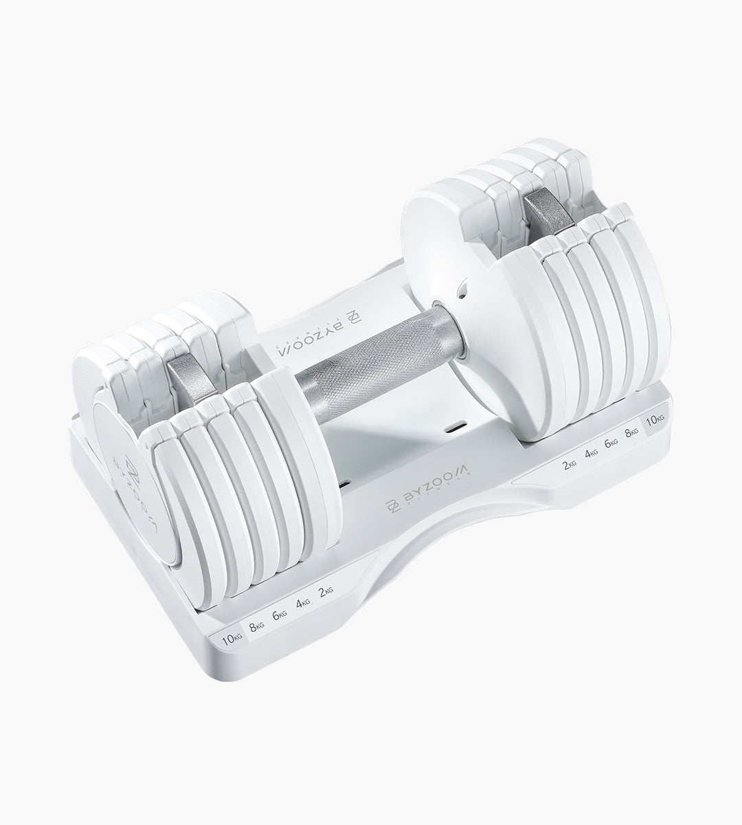 Pure Series  25LB Adjustable Dumbbell Single Unit, White