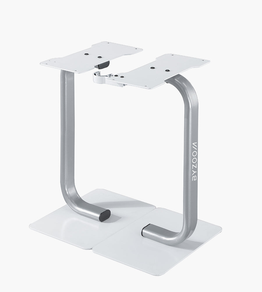 Pure Series 25LB Adjustable Dumbbell + Stand Bundle Set, White