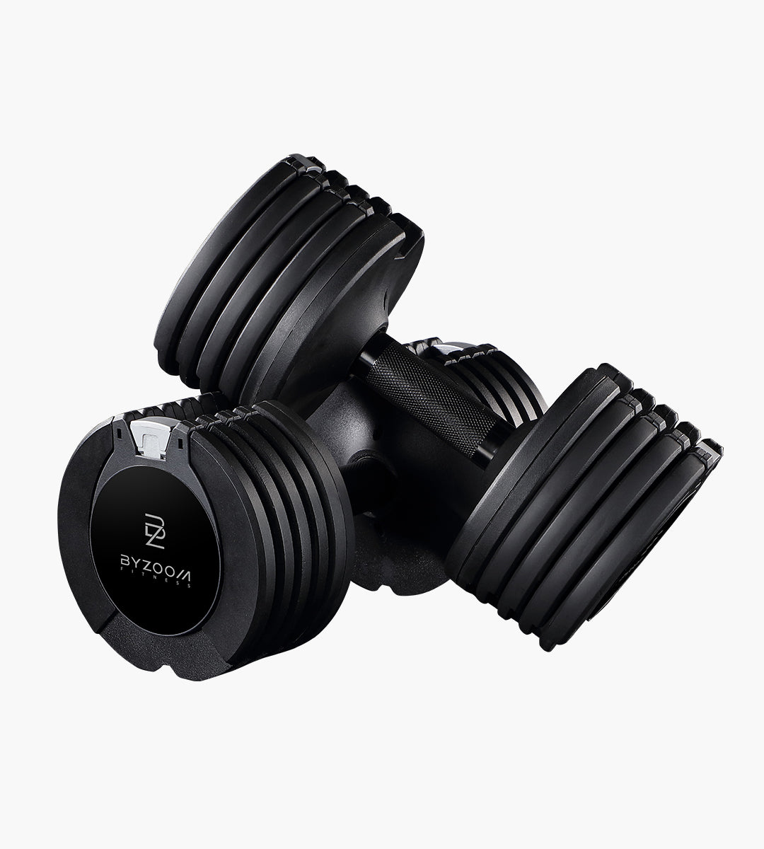 Pure Series 25LB Adjustable Dumbbell + Stand Bundle Set, Black