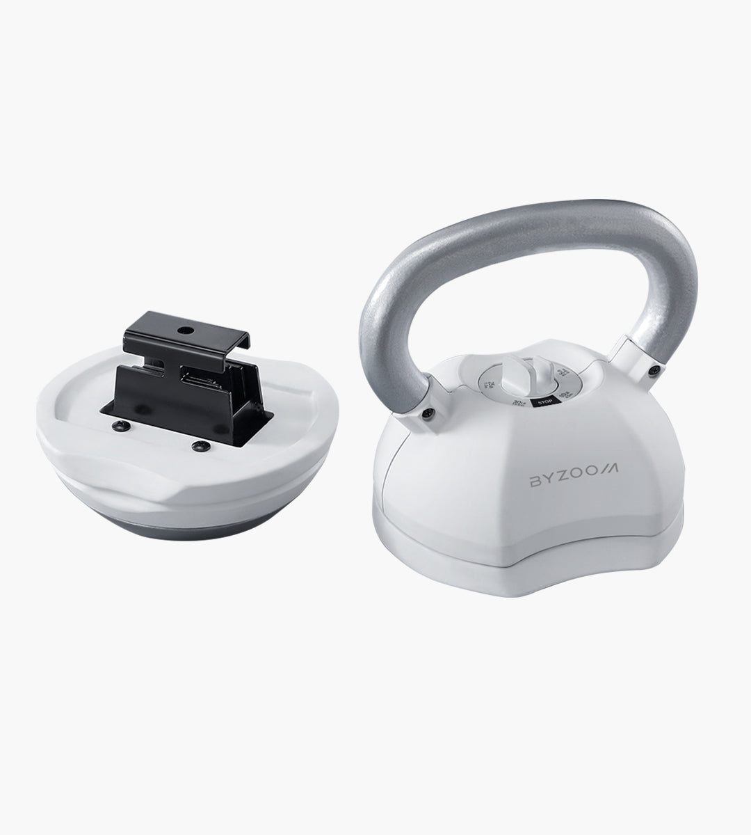 Pure Series 30LB Adjustable Kettlebell, White