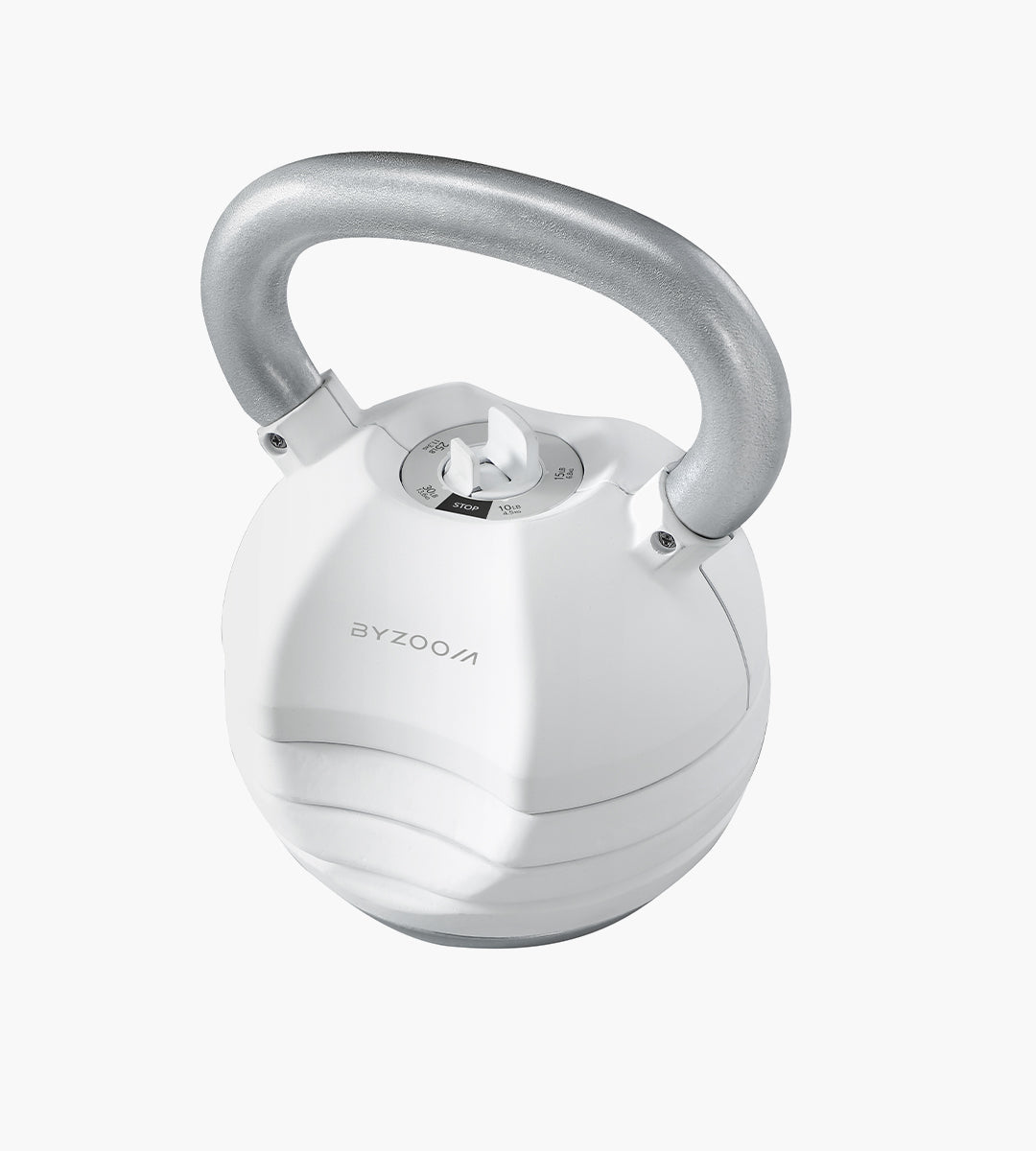 Pure Series 30LB Adjustable Kettlebell, White