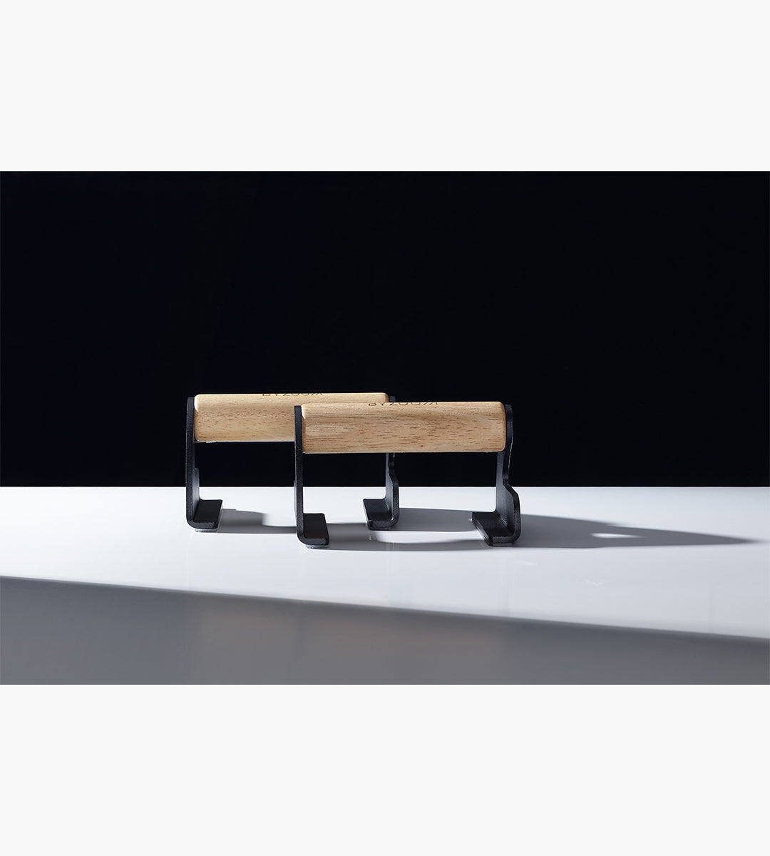 Wooden Push Up Handle Plus Black 