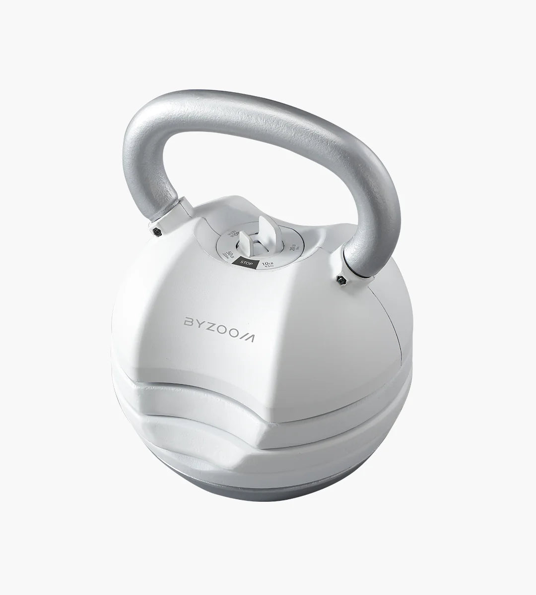 (Coming Soon) Pure Series 50LB Adjustable Kettlebell, White