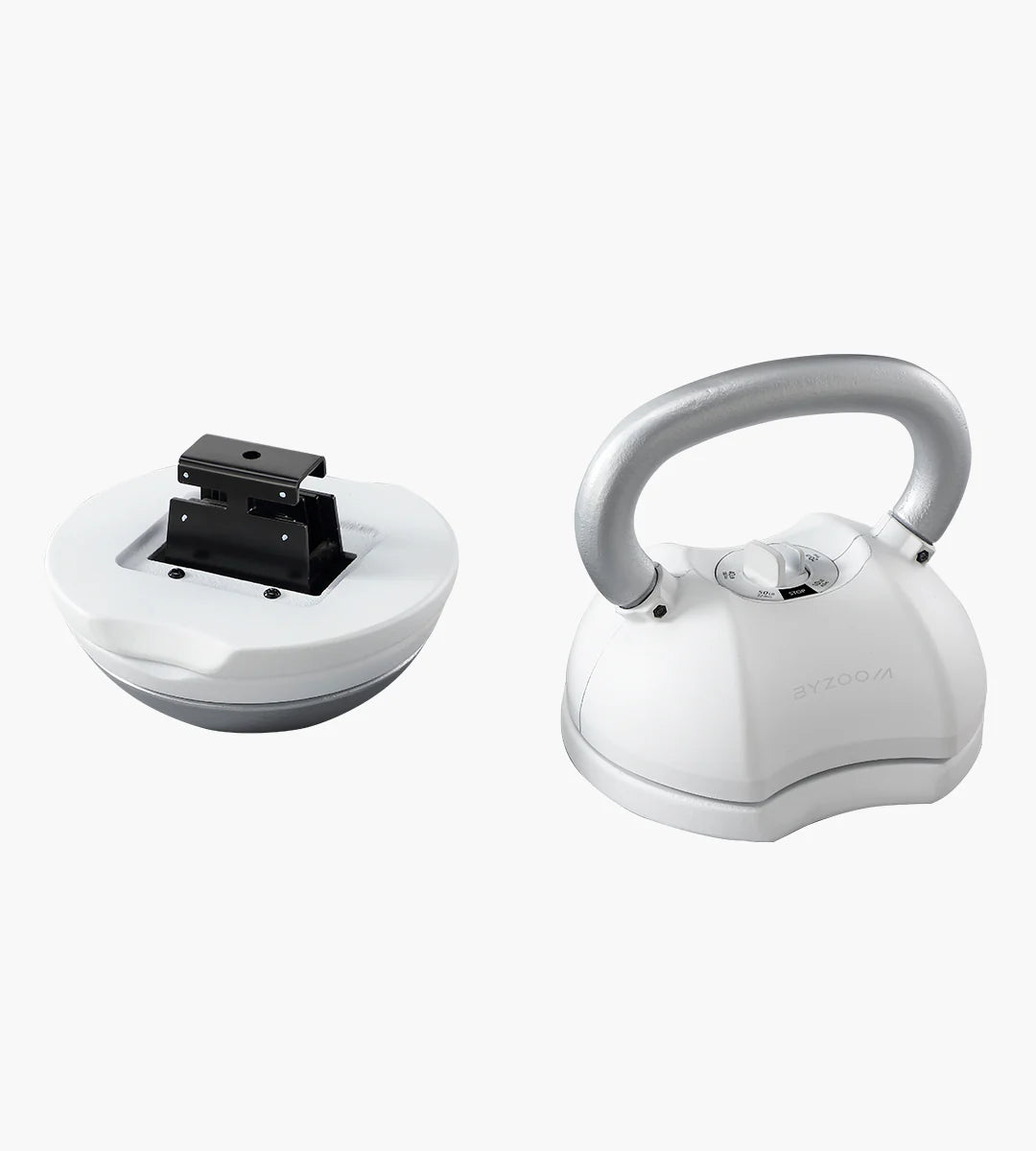 (Coming Soon) Pure Series 50LB Adjustable Kettlebell, White
