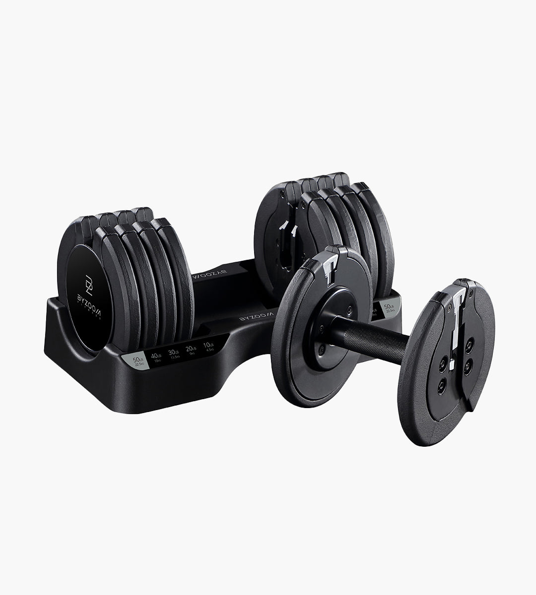 (Coming Soon) Pure Series 50LB Adjustable Dumbbell Single Unit, Black