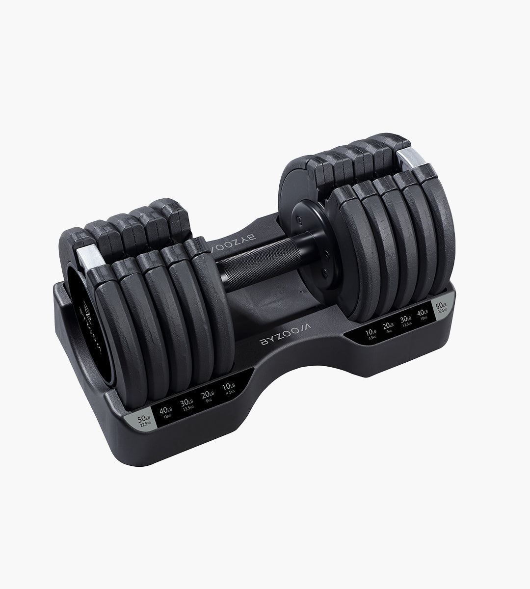 (Coming Soon) Pure Series 50LB Adjustable Dumbbell Single Unit, Black