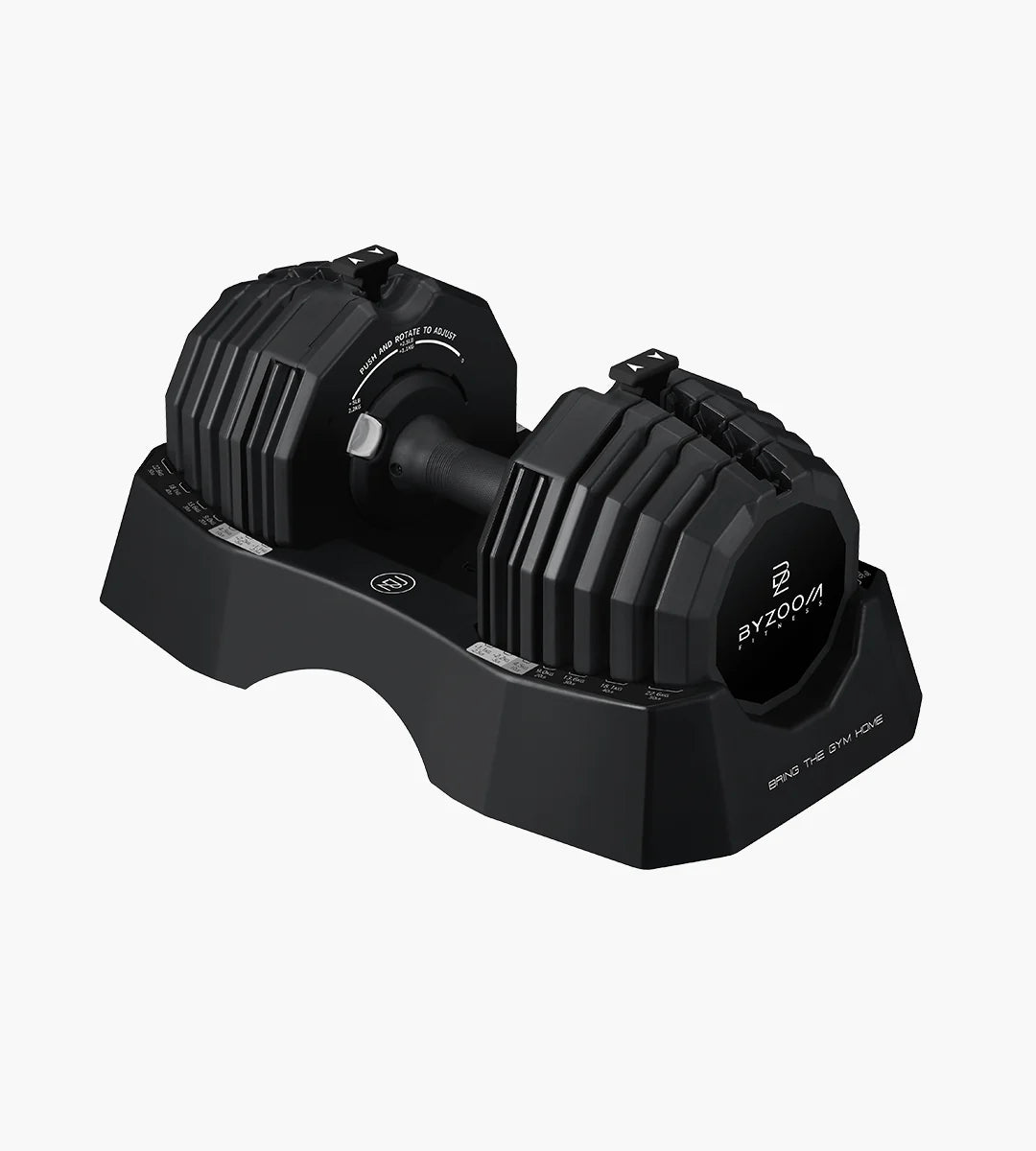 Classic Series 55LB Adjustable Dumbbell Single Unit, Black