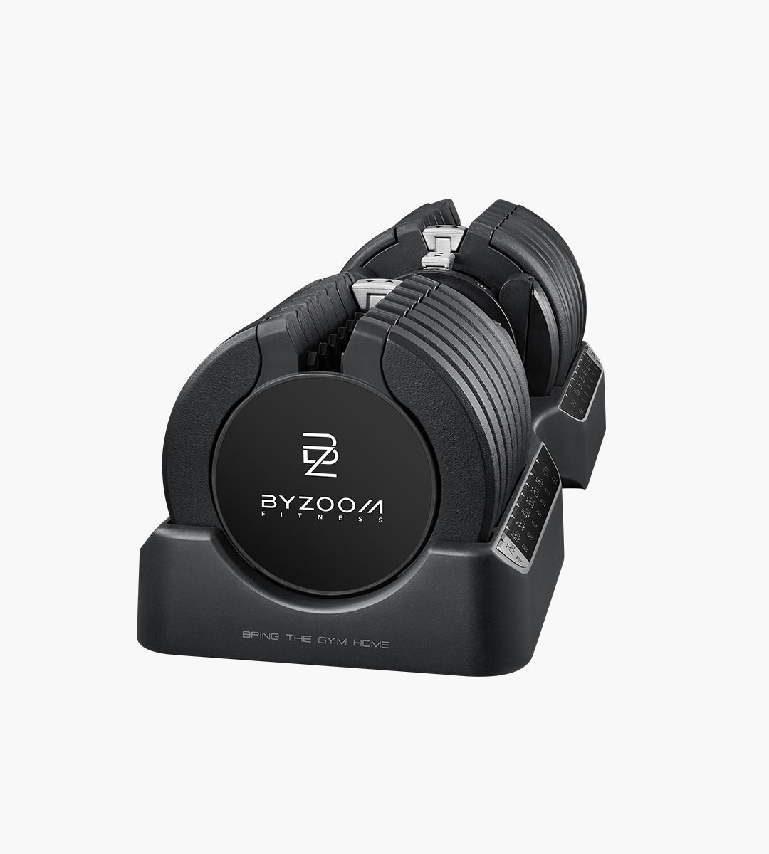 Pure Series 75LB Adjustable Dumbbell Single Unit, Black