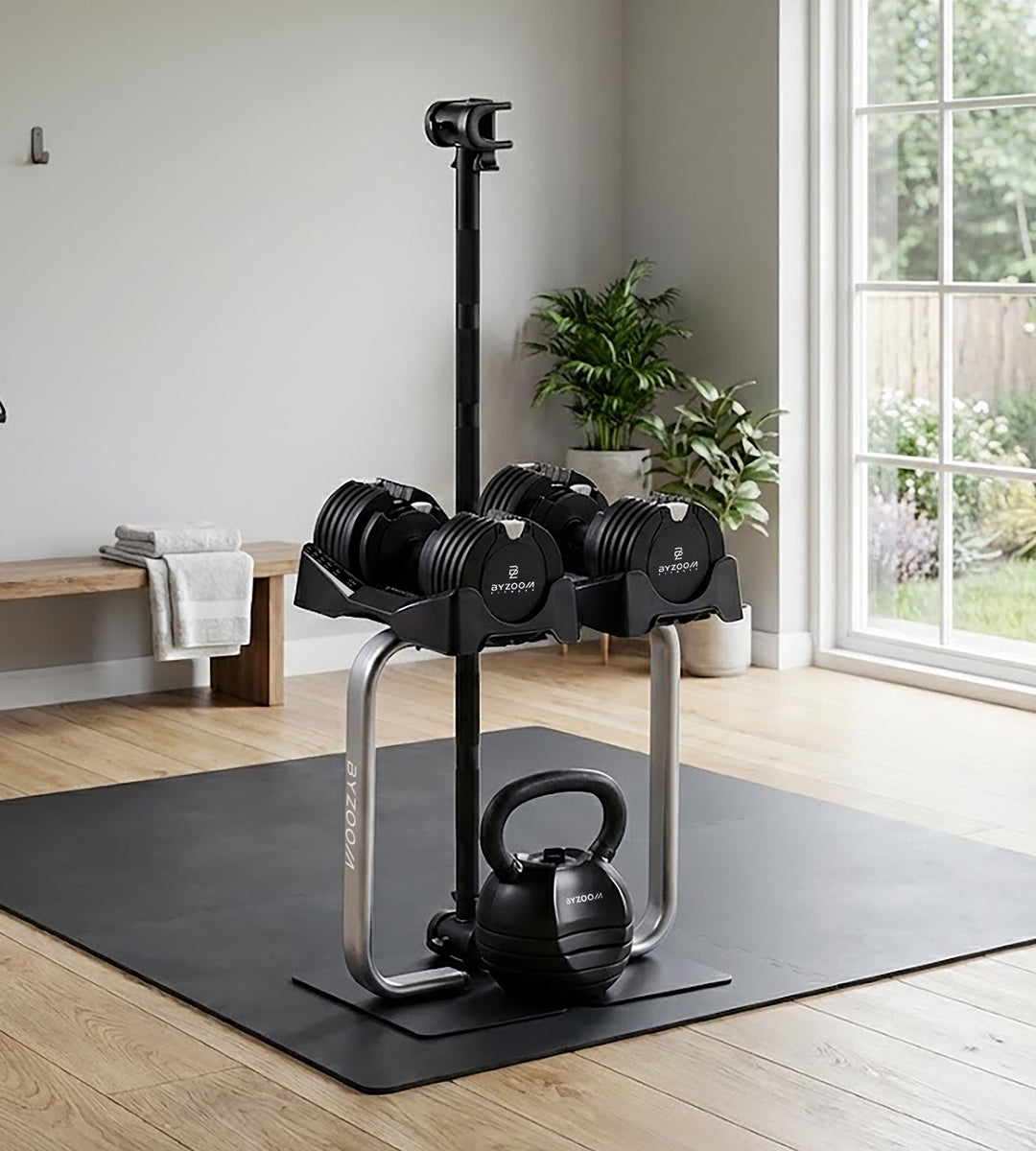 Pure Series 40LB Adjustable Kettlebell, Black